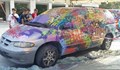 Изрисуваха с графити автомобили във Варна