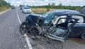 Кола и автокран се удариха край Хасково