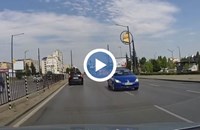 Шофьор кара срещу движението на оживен столичен булевард