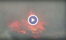 Заснеха „огнен дявол” в Калифорния