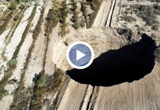 Мистериозната дупка в Чили удвои своя размер ставайки достатъчно голям