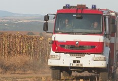 Два са активните пожари в Хасковско АМ Марица ще бъде