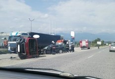 Мъж пострада при пътен инцидент край БанскоКатастрофата е станала около обяд в