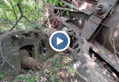 Не е ясно колко вагона са се обърнали но гледката