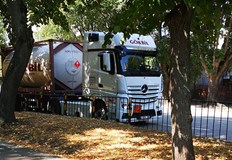 Никой не санкционира ТИР през центъра на Русе С маса