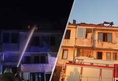 Огънят е избухнал в частен дом на улица Крайбрежна Пожар избухнал