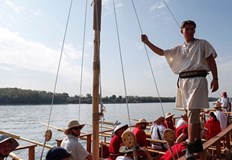 Римски дунавски кораб от четвърти век направен от дъб плува