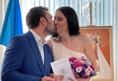 Лидерът на ГЕРБ Бойко Борисов ожени в неделя водещата на