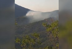 Първоначално възникналият огън е бил ограниченПожар е възникнал в района