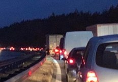 Катастрофата предизвика километрично задръстване по АМ Тракия Сигналът за инцидентът е