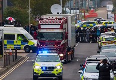 Случаят е от 23 октомври 2019 г Румънската полиция задържа мъж заподозрян