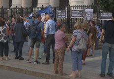 Протест пред Съдебната палата в София срещу екстрадирането от България