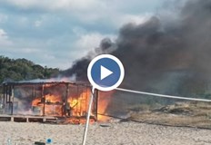 Изгоря последния бар на Китен разположен в къмпинг ЮгПотребители разпространиха