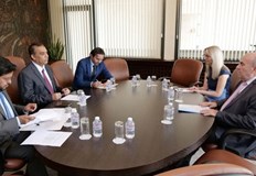 Служебният министър на външните работи Николай Милков и посланикът на