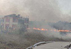 Частично бедствено положение е обявено заради пожара в общините Любимец