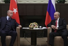 Започна срещата на президентите на Турция и Русия Реджеп Ердоган и Владимир Путин в