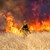 Пожар гори на плаж в Несебър