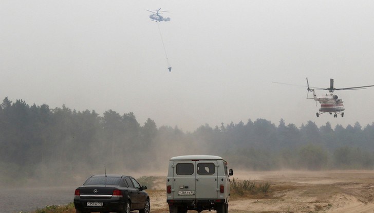 Спусналият се над руската столица смог се дължи на пожарите в Рязанска област на югоизток
