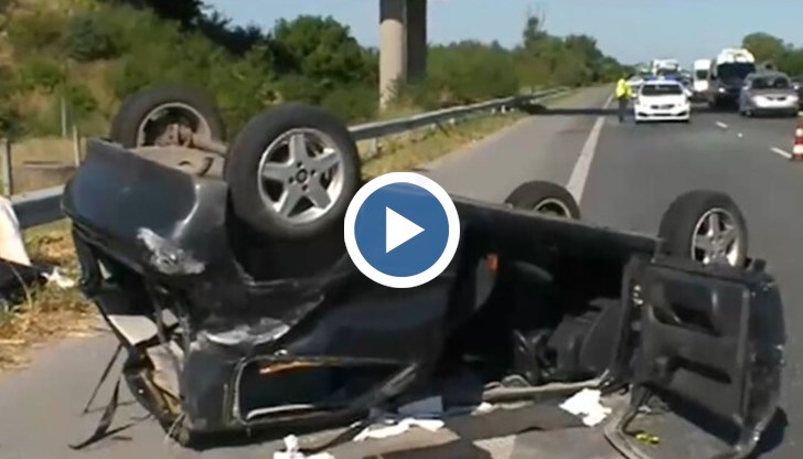 9 катастрофи са станали само на АМ "Тракия" в рамките само за няколко часа в понеделник сутринта