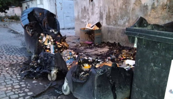 От началото на годината са подпалени и унищожени 28 пластмасови контейнера