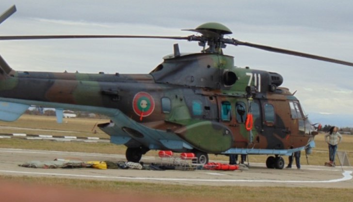 Вертолетът излетя в 15:21 ч. от авиобаза Крумово