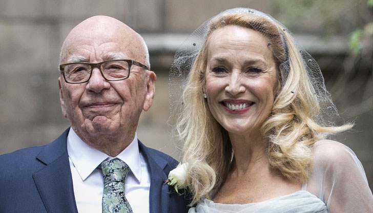 91-годишният медиен магнат бе женен за моделът Джери Хол шест години