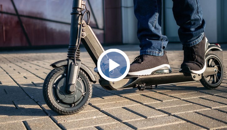 От началото на годината до 8 август са установени над 550 нарушения при водачи на тротинетки на ток