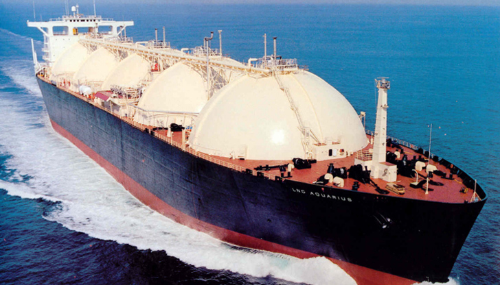 За първите три танкера с втечнен газ, които да дойдат