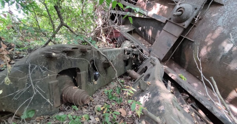 Не е ясно колко вагона са се обърнали, но гледката