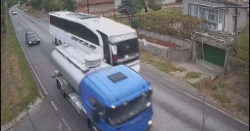 На участъка на пътя между Велико Търново и Русе, в