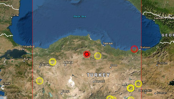 Земетресение с магнитуд 4,2 по Рихтер в 09:07 ч. разтърси