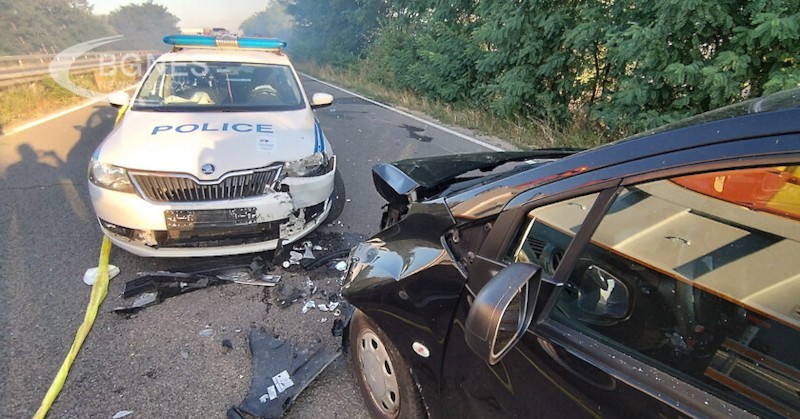 Полицай е с фрактура на главатаПътен инцидент настъпи тази сутрин