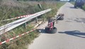 Мостовото съоръжение на пътя Мартен - Сандрово пропадна
