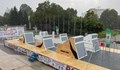 Проливен дъжд прекъсна Световната купа по паркур в София