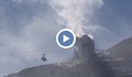Пожар изпепели уникален ресторант, разположен на ръба на алпийски ледник