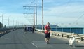 Лебед спря движението на Аспаруховия мост във Варна
