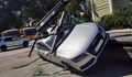 Общински паяк потроши скъп автомобил в Плевен