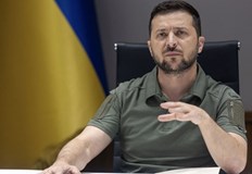 Според украинския президент ядрената заплаха е реалнаУкраинският президент Володимир Зеленски