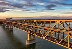 Инфраструктурното съоръжение ще бъде изградено при Русе  ГюргевоБългария и Румъния се