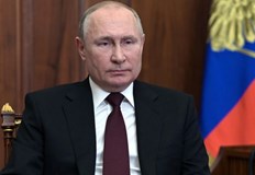 Поздравителната телеграма беше публикувана на интернет страницата на КремълРуският президентВладимир
