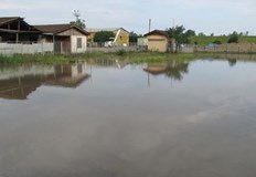 Щетите от снощния проливен дъжд в Тутракан са големи Реките които