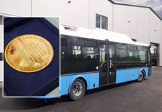 Електробусът ЕБН 9 5 м е един от 15 те отличени изделия