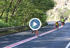 Ограничителите са направени от гъвкав материалЗапочва поставянето на нови ограничителни