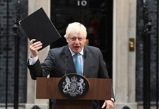 Край приятели каза Джонсън в последната си речВ последната си