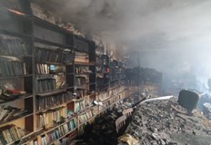 Голям пожар е избухнал днес около 11 00 часа в град