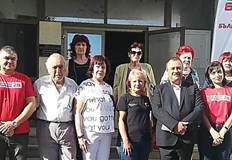 На събитието присъства водачът на листата на Коалиция БСП за