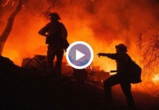 Има издадена заповед за евакуацияГорският пожар във Феървю в окръг