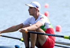 Състезателят на гребен клуб Локомотив Русе преди месец стана шести на