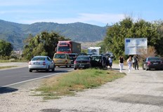 Нова катастрофа на път Е 79 отново при Симитли удариха се