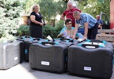 Електронните устройства бяха приети от специално сформиран екип на Областната